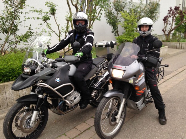 Erste Ausfahrt mit der GS