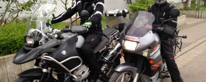 Erste Ausfahrt mit der GS