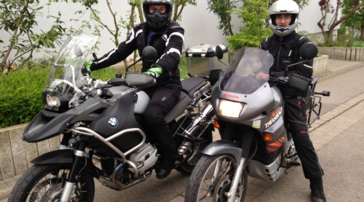 Erste Ausfahrt mit der GS