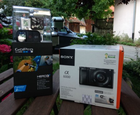 GoPro 3+ und Sony Alpha 6000