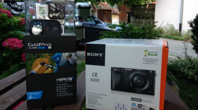 GoPro 3+ und Sony Alpha 6000