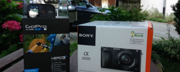 GoPro 3+ und Sony Alpha 6000