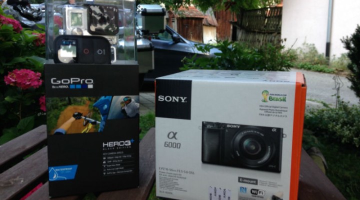 GoPro 3+ und Sony Alpha 6000
