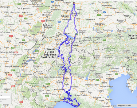 Reiseplanung: Ab an die italienische Riviera