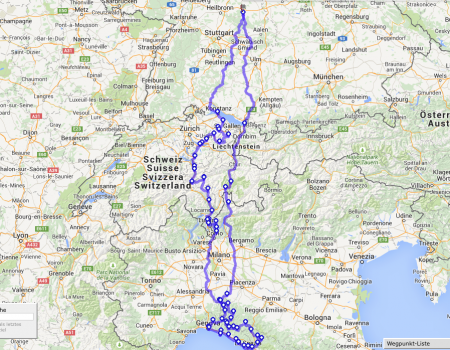 Reiseplanung: Ab an die italienische Riviera