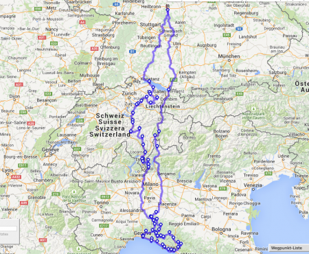 Reiseplanung: Ab an die italienische Riviera