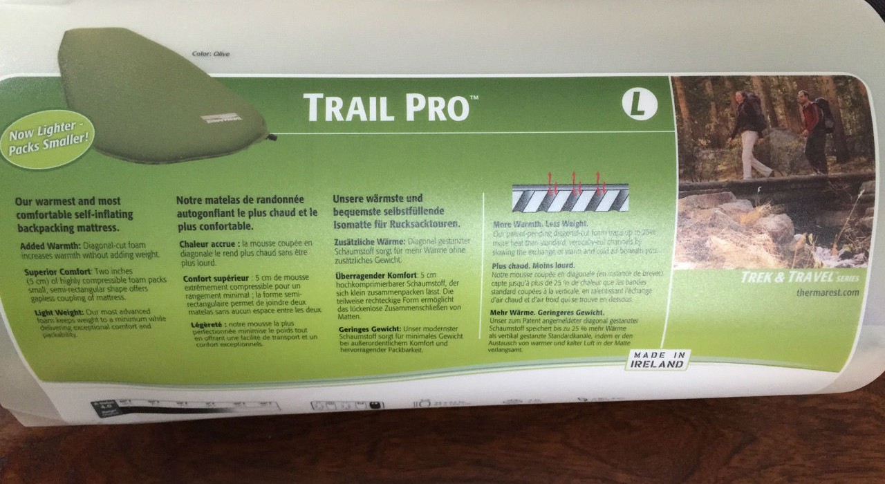 Produkttest: Therm-A-Rest Trail Pro