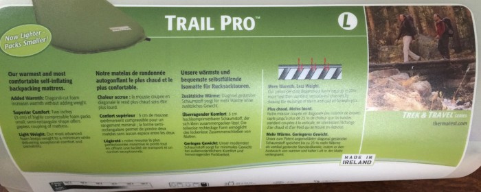 Produkttest: Therm-A-Rest Trail Pro