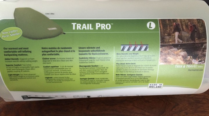 Produkttest: Therm-A-Rest Trail Pro