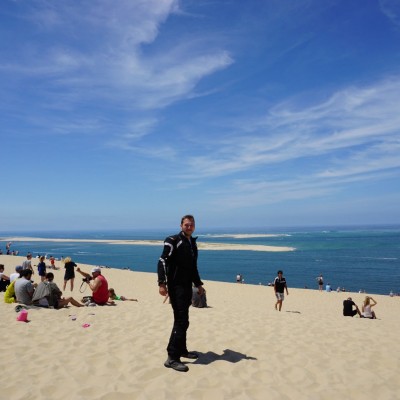 Frankreich Reise Tag 8: Ausblick von der Dune du Pilat