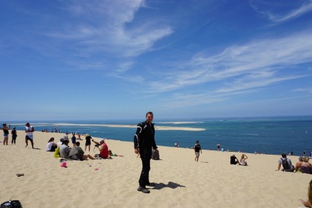 Frankreich Reise Tag 8: Ausblick von der Dune du Pilat