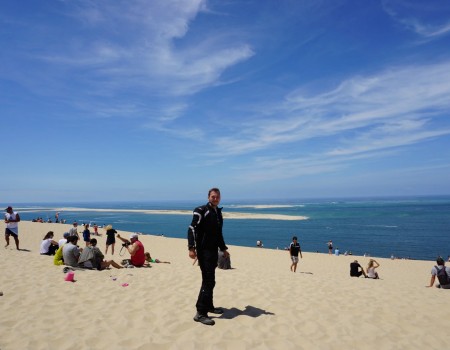 Frankreich Reise Tag 8: Ausblick von der Dune du Pilat