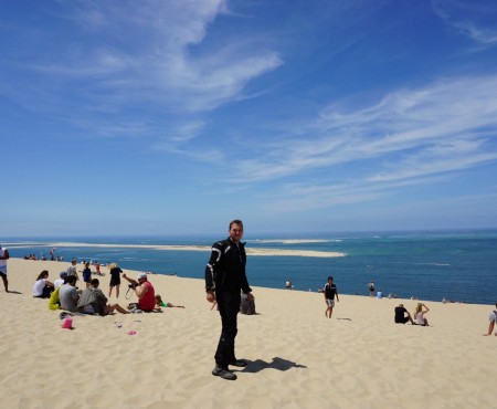 Frankreich Reise Tag 8: Ausblick von der Dune du Pilat