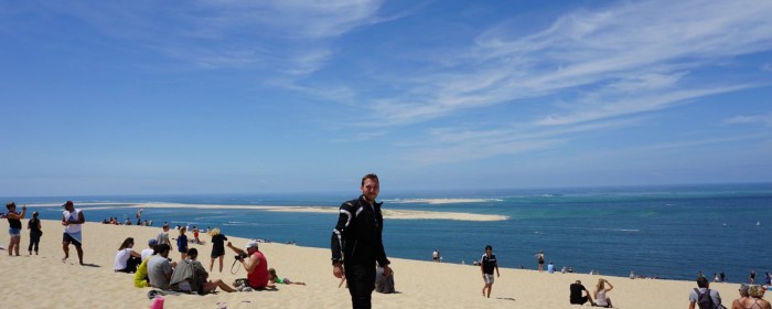 Frankreich Reise Tag 8: Ausblick von der Dune du Pilat